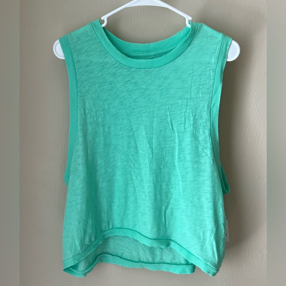 FP Mint Green Sleeveless Top L